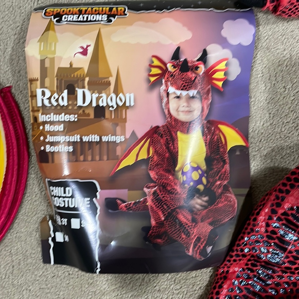 Red dragon costume